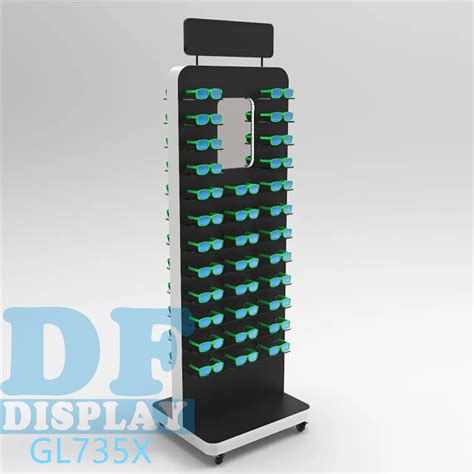 Retail Sunglasses Display Stand Glasses Display Rack For Store Floor