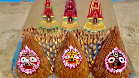 Jagannath Rath Yatra Sand Artist Sudarshan Patnaik Made Lord Jagannath