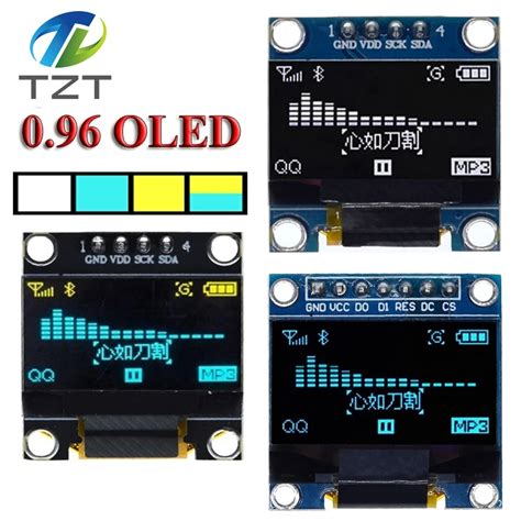 Pin White Blue Yellow Blue Inch Oled X Oled Display