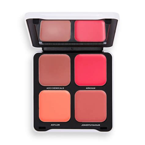 Makeup Revolution DC X Revolution Mad Love Cream Blusher Quad