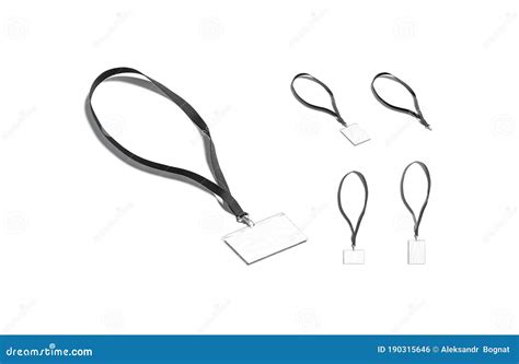 Blank Lanyard With Metal Snap Hook And Detachable Plastic Buckle Stock