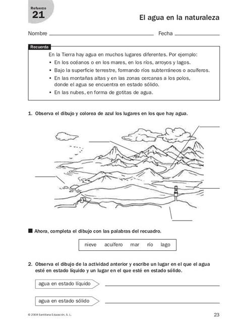 Refuerzo Y Ampliaci N Conocimiento Del Medio Ciencias De La