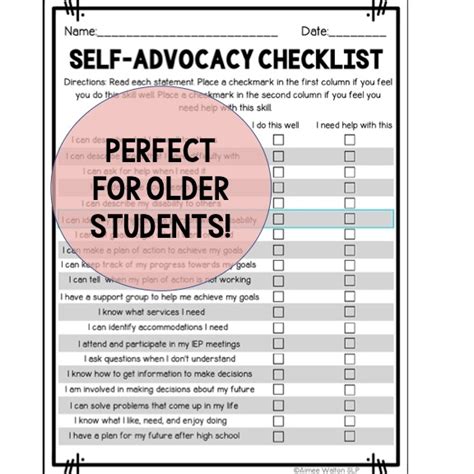 Pin On Self Advocacy Worksheets Library