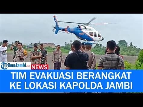 Detik Detik Tim Evakuasi Berangkat Ke Titik Lokasi Helikopter Kapolda