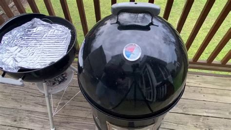 How To Smoke Ribs On A Weber Smokey Mountain Youtube