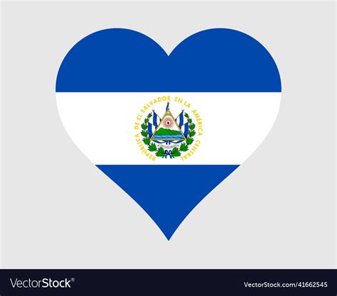 El salvador heart flag salvadoran salvadorian love