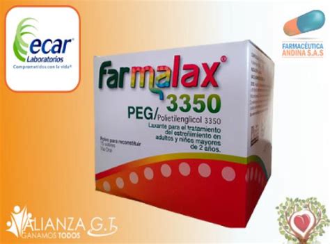 FARMALAX 3350 PEG X 15 SOBRES POLVO PARA