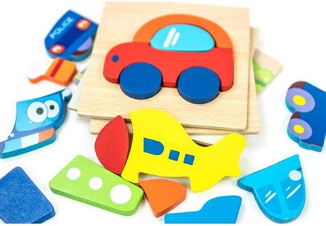 Afufu Wooden Jigsaw Puzzles for Toddlers 1 2 3 Years Old, Boys &Girls Educational Montessori ...