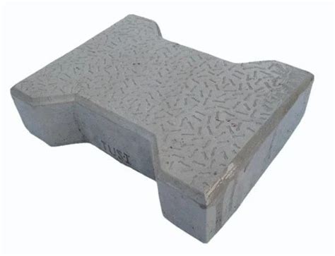 Grey Dumbbell Paver Block Material Concrete At Rs 20 Piece In Pilani