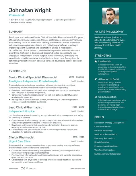 3 Successful Pharmacist Resume Examples And Writing Tips For 2024