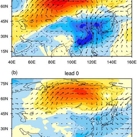 Composite Surface Air Temperature Shading Unit C And 850hPa Wind