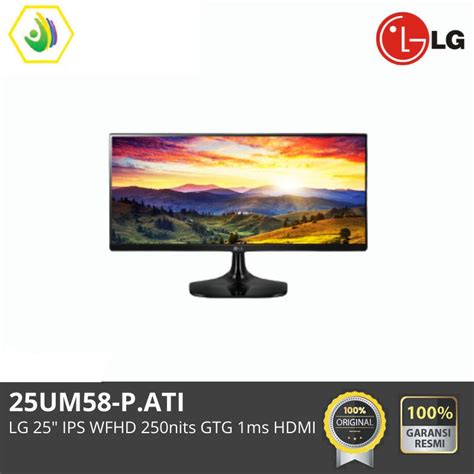 Jual MONITOR LG 25UM58 P ATI 25inc IPS WFHD 250nits GTG 1ms HDMI