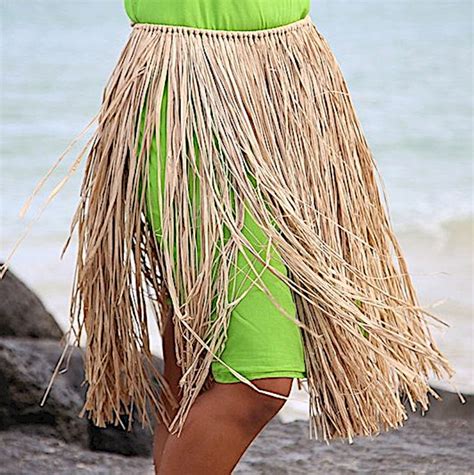 Raffia Hula Skirt Details Aloha Hula Supply