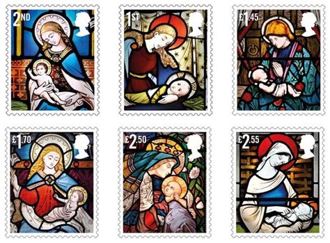 Royal Mail Christmas Stamps 2020 Unveiled Featuring Stained Glass