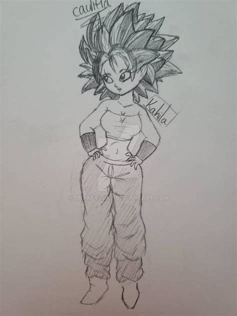 Caulifla Old Drawing By Snakeyclay On Deviantart