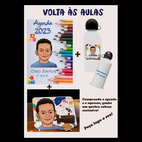 Kit Volta às Aulas Menino Elo7 Produtos Especiais