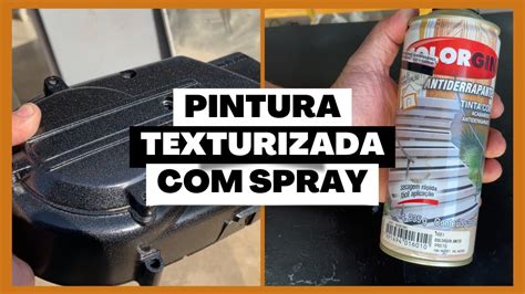 Como Fazer Pintura Texturizada Spray Yamaha Tt Youtube