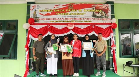 Menyambut HUT RI Ke 78 Kodim 0903 Bulungan Gelar Lomba Baca Puisi