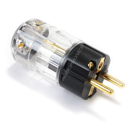 Elecaudio Ps Gc Schuko Type E F Power Connector K Gold Plated