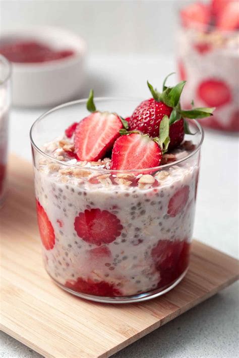 Strawberry Shortcake Overnight Oats Strawberry Overnight Oats