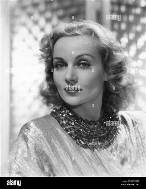 Carole Lombard 1940 Portrait Publicity For Rko Radio Pictures Stock