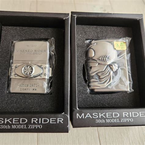 Zippo Kamen Rider Face Belt Set Of 2 F S From Japan EBay