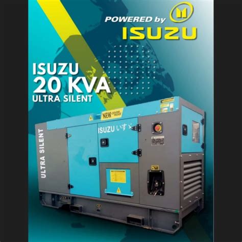 Jual Genset 20 Kva Isuzu Ultra Silent Genset Diesel Genset Silent