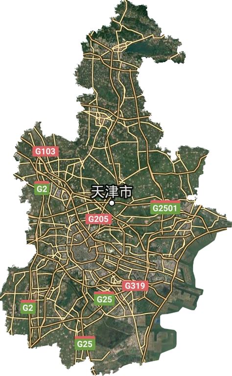 天津市卫星图高清版大图天津地图初高中地理网