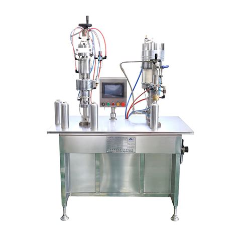 Qgbes Emi Automatic Bag On Valve Aerosol Filling Machine Bag On Valve