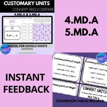 Metric Customary Units Bundle By Math Rational Middles Tpt