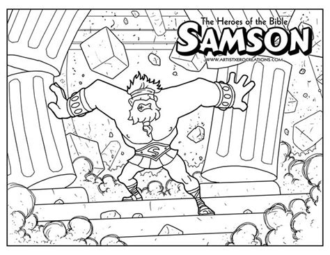 Printable Coloring Pages Of Samson