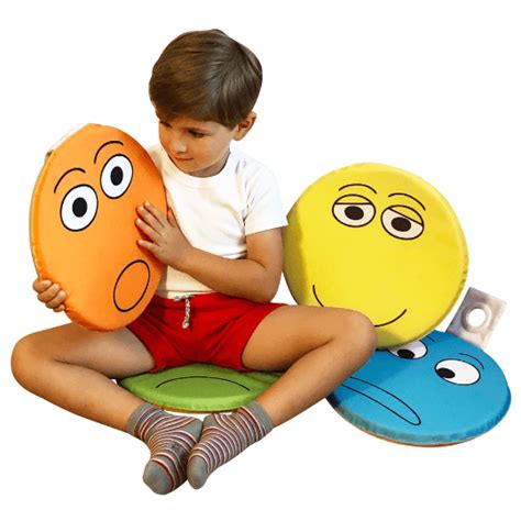 Set Of 6 Emotion Cushions