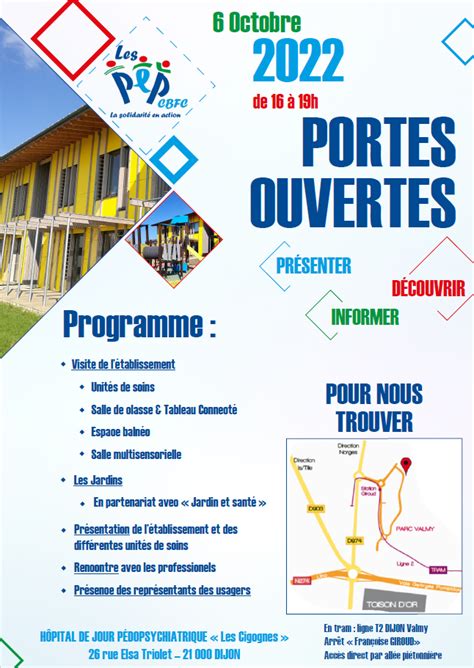 A Vos Agendas Octobre Portes Ouvertes L H Pital De Jour