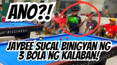 Jaybee Sucal Binigyan Ng Bola Ng Kalaban Ano Youtube