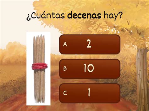 Decenas Y Unidades Quiz