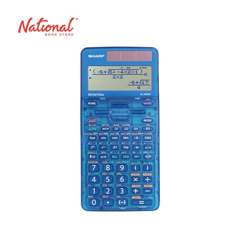 Sharp Scientific Calculator EL W506T BL Transparent 640 Functions