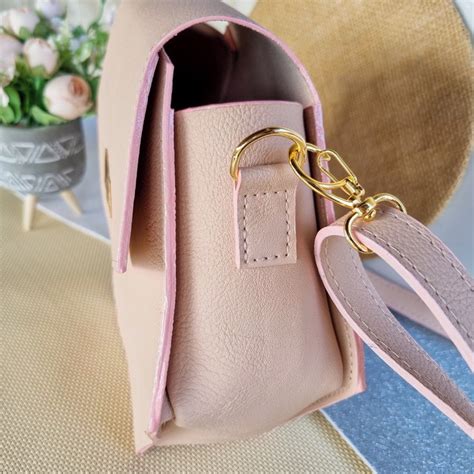 Bolsa Transversal Nude Aba Hexagonal Elinéia Elo7