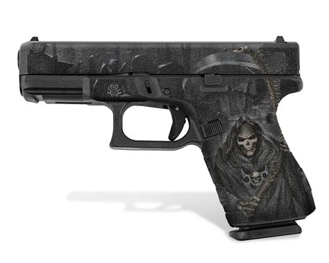 Glock 19 Decal Grip For Gen 5 Grim Reaper Showgun Decal Grips