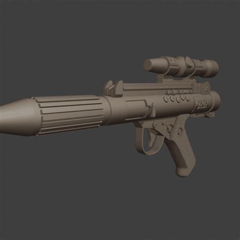 Download Stl File Star Wars Rebel Trooper Blaster Dh 17 3d Model For