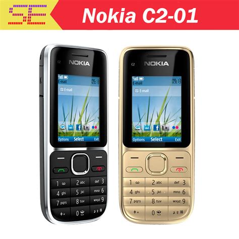 C2 01 Original Nokia Unlocked Cell Phone C2 01 Free Shipping