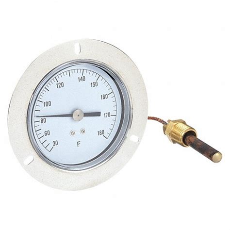 30° To 180°f 3 5 In Dial Dia Analog Panel Mount Thermometer 12u616 12u616 Grainger