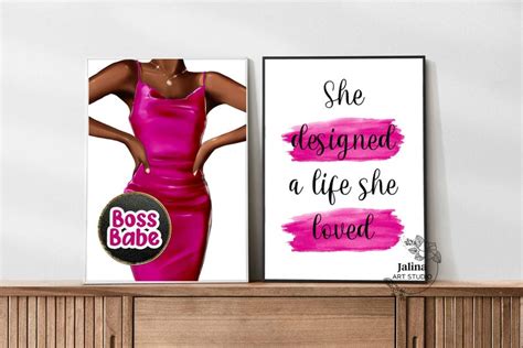 Girl Boss Wall Decor Girl Boss Printable Boss Babe Office Etsy