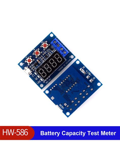 HW 586 Battery Tester Module 18650 Lithium Battery Capacity Discharge