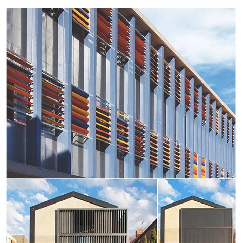 Aerofoil Louver Aluminium Louvers Facade Acoustic Sound Proof Louver