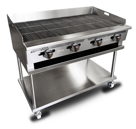 Intama Mx Asador Industrial Tama Master De Gas Acero Inoxidable