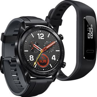 Smartwatch Huawei Watch Gt Preto Pulseira De Atividade Huawei Band