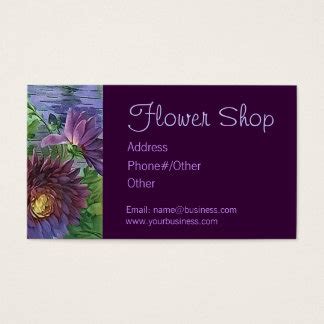 Flower Shop Business Cards & Templates | Zazzle