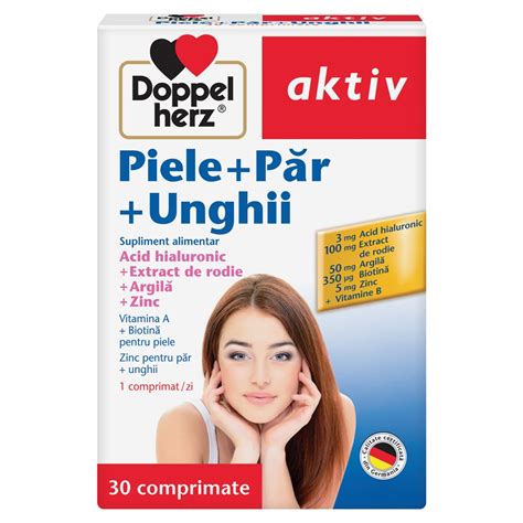 Piele Par Unghii Aktiv 30 Comprimate Doppelherz Farmacia Tei Online