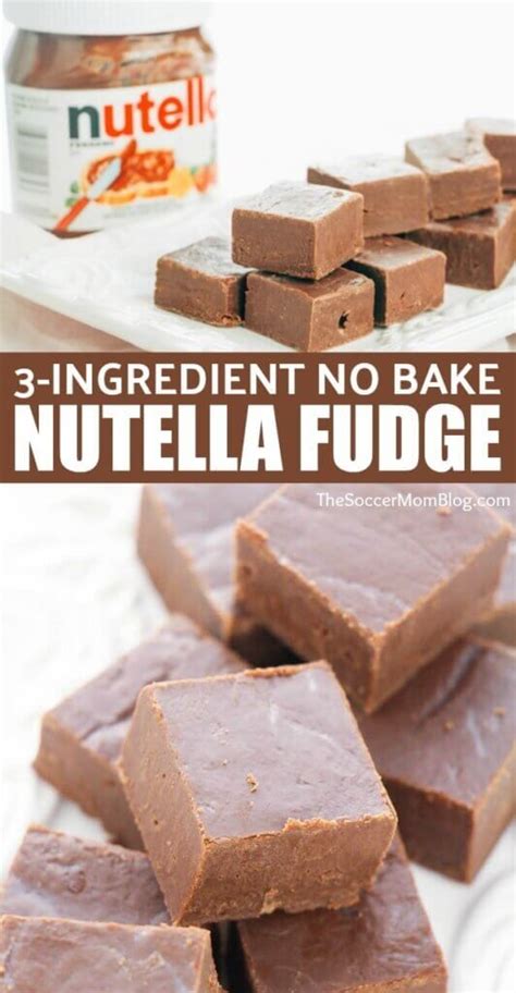 Nutella Fudge Only 3 Ingredients Artofit