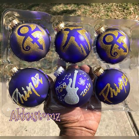 Prince Christmas Ornaments By Akkustomz The Artist Prince Prince